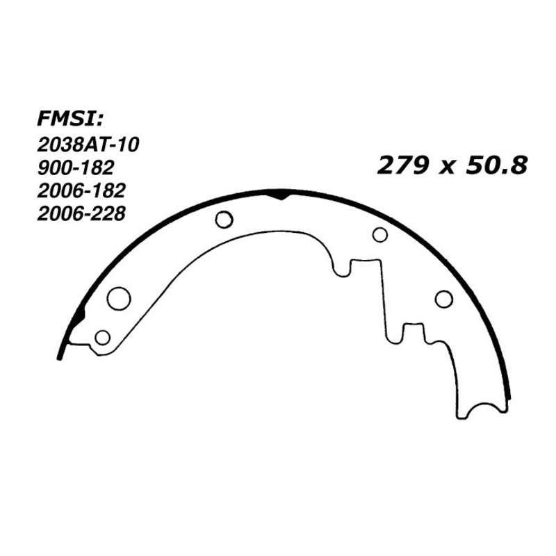 Porterfield Brake Shoes for 1962 CHEVROLET CORVETTE
