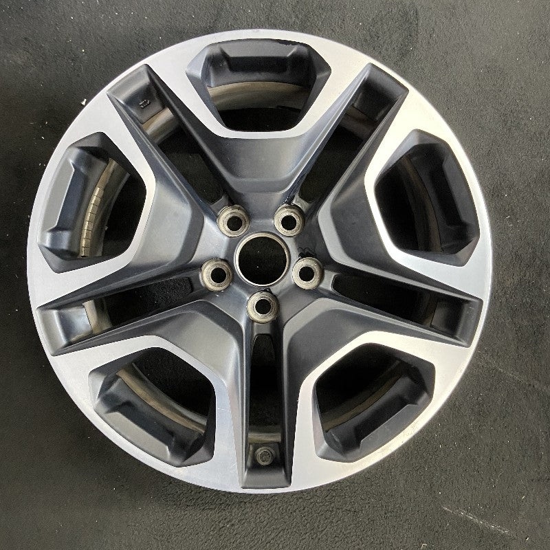 19″ RAV4 19-20 19×7.5 alloy 10 spoke 5 split spoke matte black inlay Original OEM Wheel Rim