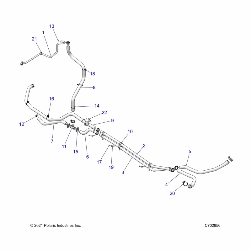 Tube-Coolant,Ht Lower by Polaris