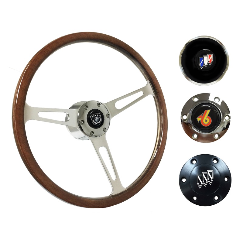 1967-68 Buick Steering Wheel Kit | Deluxe Walnut Wood | ST3554