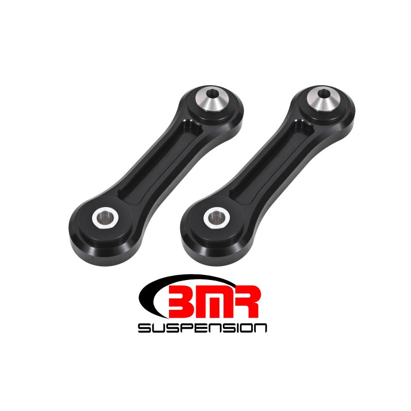 BMR 15-17 S550 Mustang Rear Lower Control Arms Vertical Link (Delrin) – Black