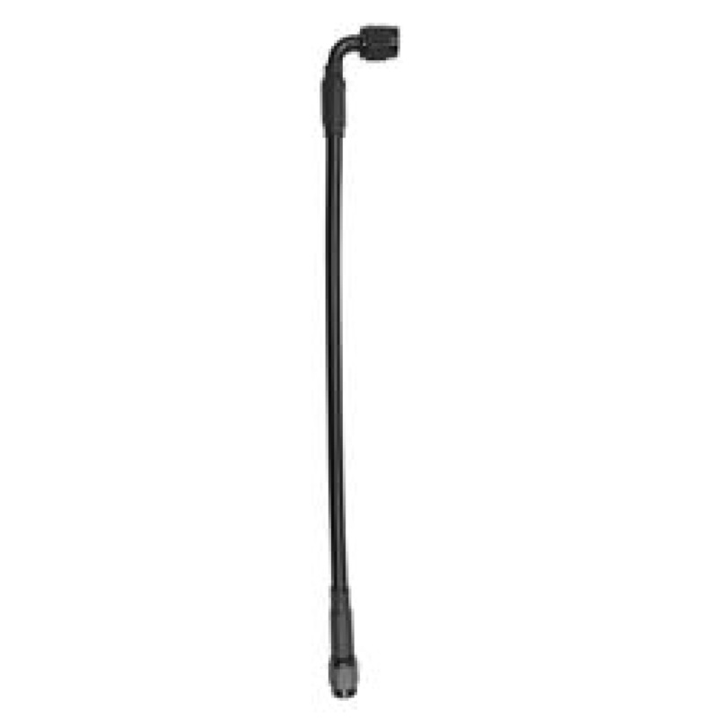 Fragola -3AN Black Covered Assembly Straight x 90ft 48in