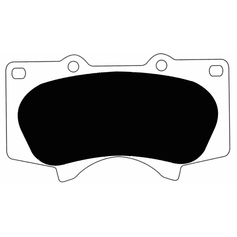 Porterfield Brake Pads for 2001 TOYOTA TUNDRA w/Retro Fit Caliper