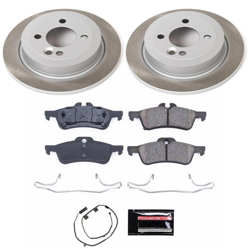 PowerStop Power Stop 02-06 Mini Cooper Rear Semi-Coated Rotor Kit