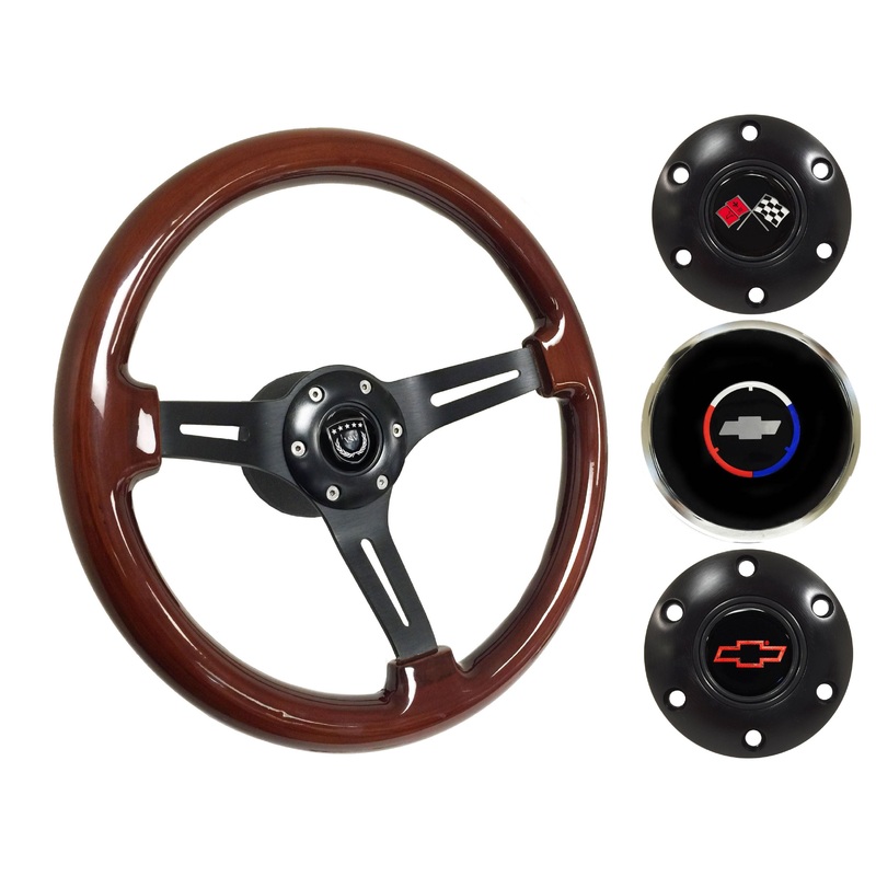 1990-2005 Corvette Steering Wheel Kit | Walnut Wood | ST3027