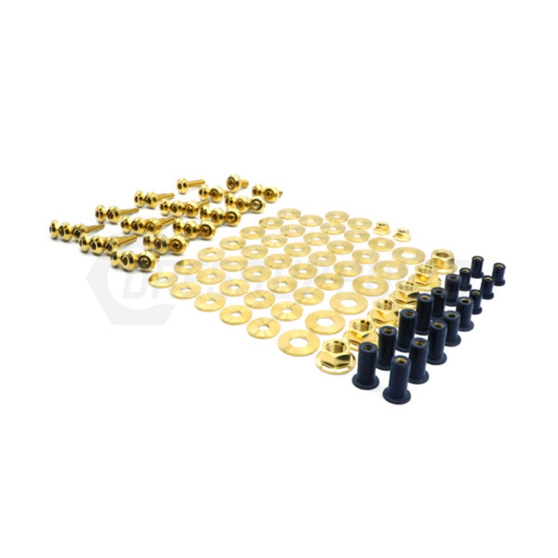 Dress Up Bolts 16-21 Civic Si Stage 3 Titanium Hardware Engine Bay Kit | Polished | HON-058-Ti-POL