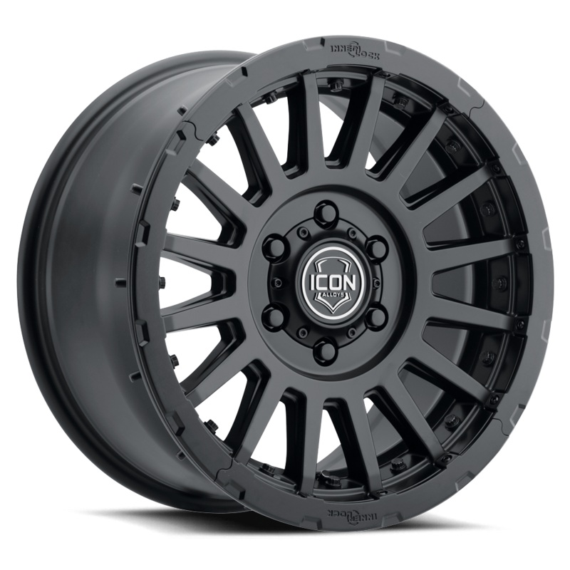 ICON Alloys Recon Pro 17″ 6×135 Satin Black