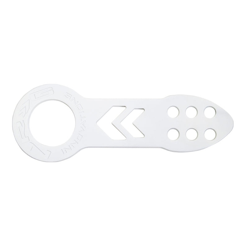NRG Universal Front Tow Hook – White Powder Coat