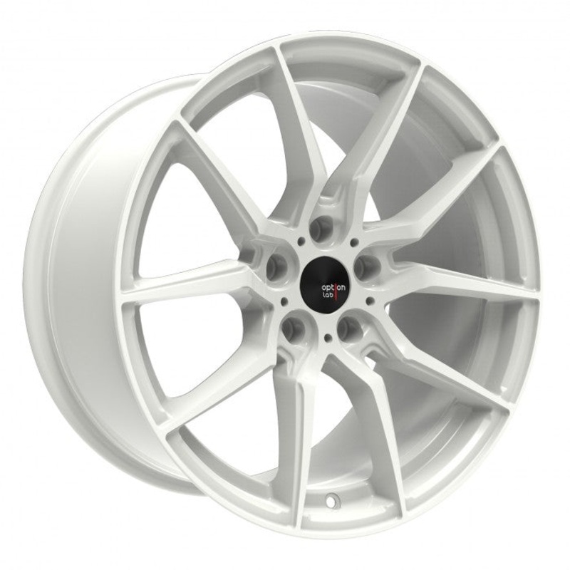 Option Lab R716 18×9.5 5×100 +35 Onyx White Wheel – Universal