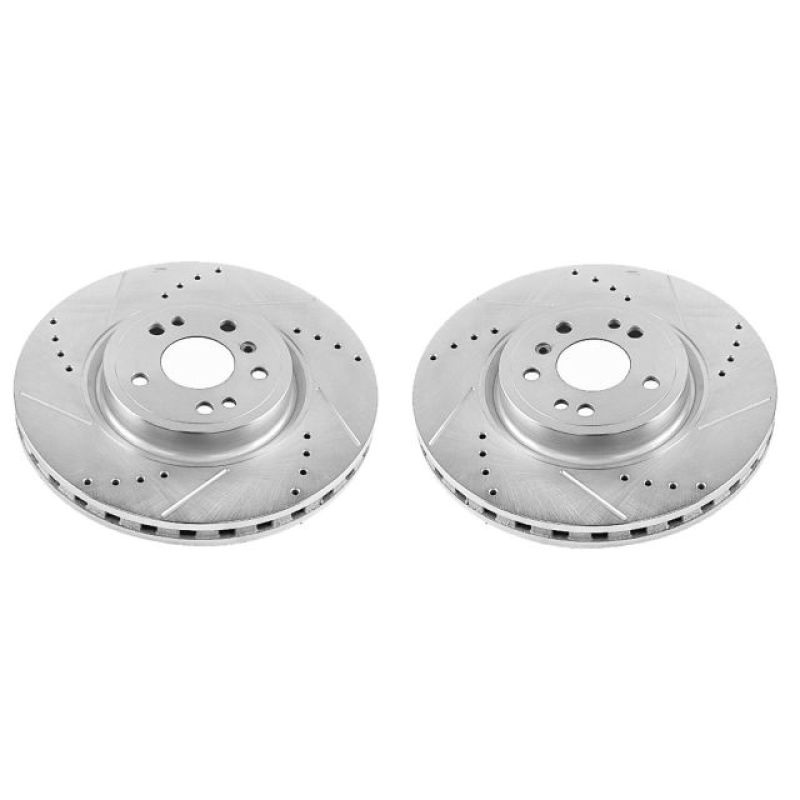 PowerStop Power Stop 16-17 Mercedes-Benz GLE300d Front Evolution Drilled & Slotted Rotors – Pair