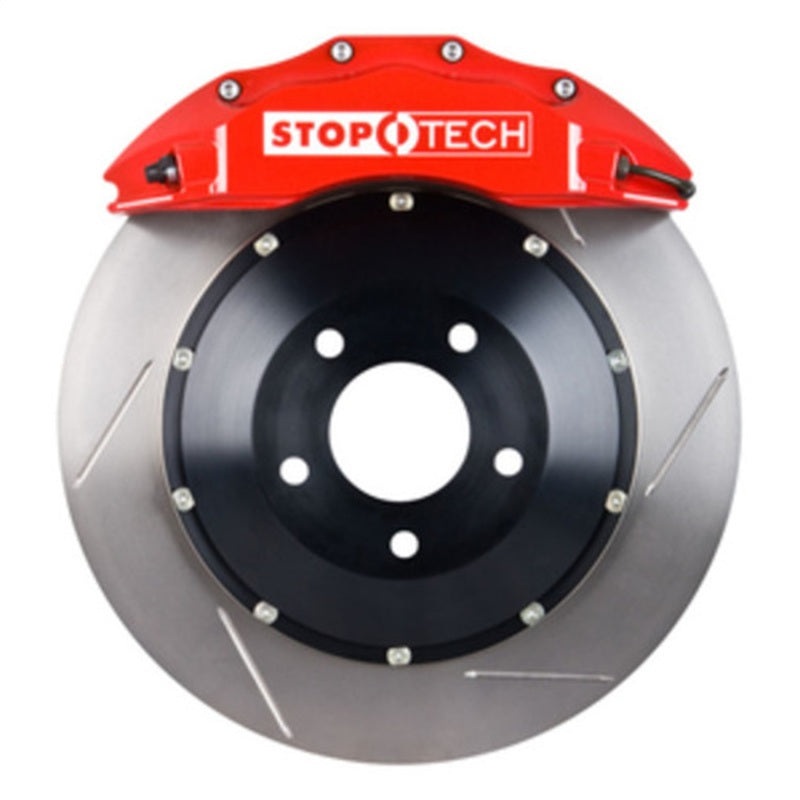 StopTech 00-04 BMW M5 Front ST-60 Caliper 355×32 Red Slotted Rotors