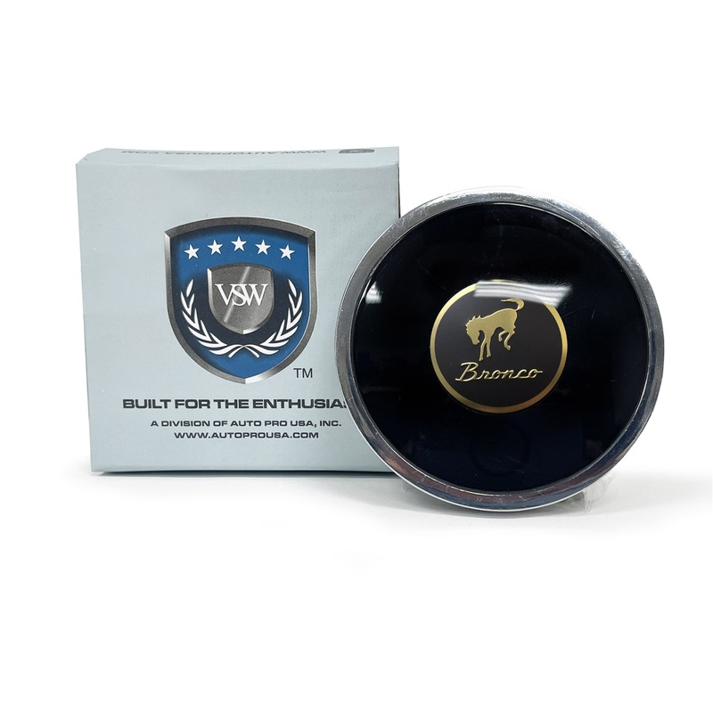 VSW S6 | Ford Bronco Emblem, 1966-77 | Deluxe Horn Button | STE1049DLX