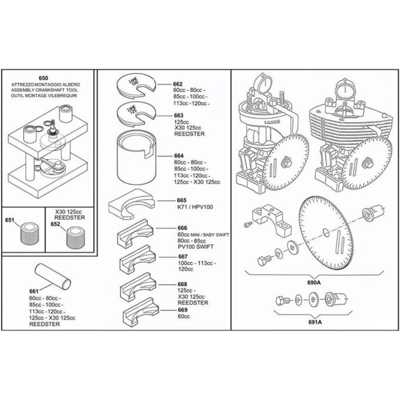 (668) IA-10106 Leopard Crankshaft Insert