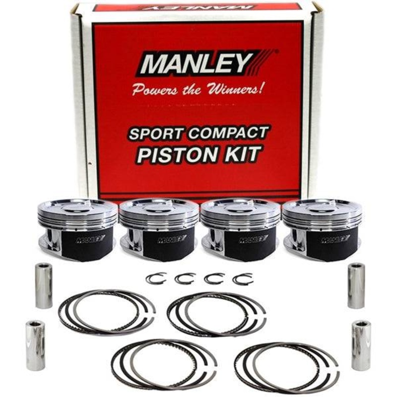 Manley PLATINUM SERIES Turbo Tuff Forged Pistons Subaru WRX EJ255 75mm De-Stroke 99.75mm -18cc 8.5:1