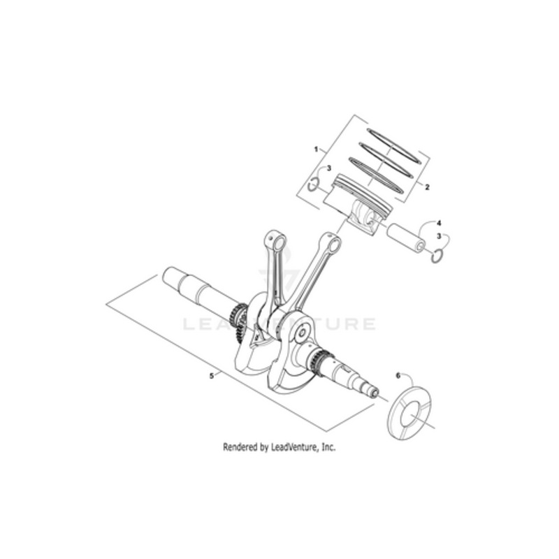 Piston Set – (Inc. 2-4) by Arctic Cat