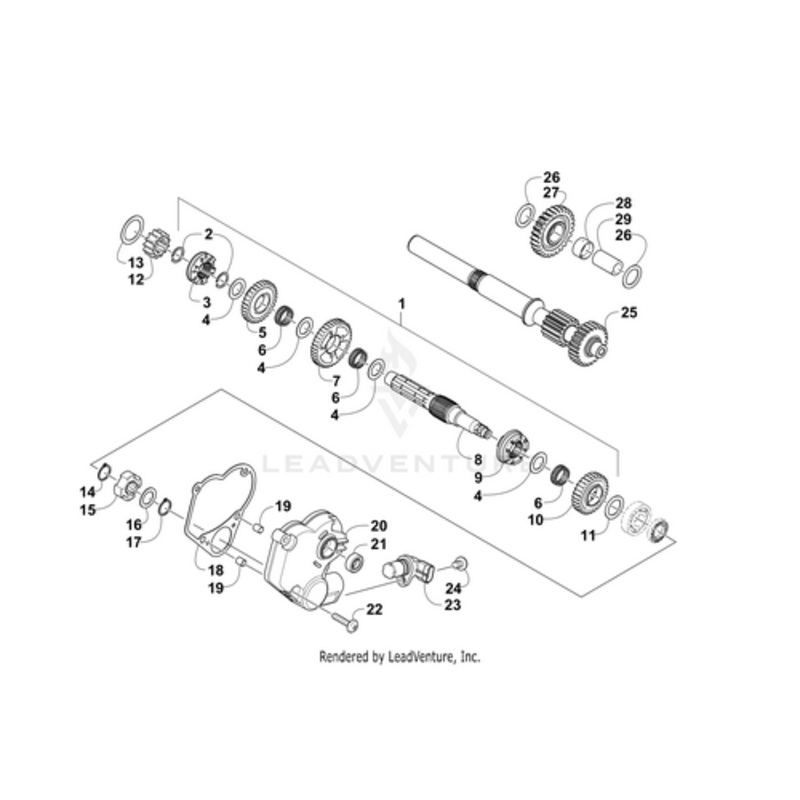 Reverse Idle Gear Bushing by Arctic Cat