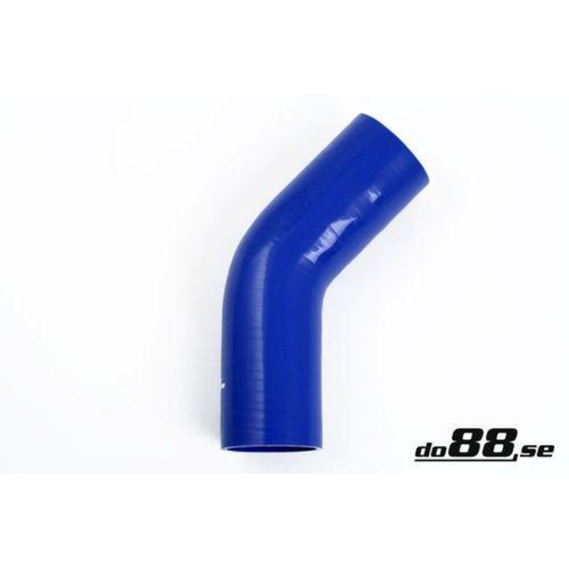 Silicone Hose Blue 45 degree 2,75” (70mm)