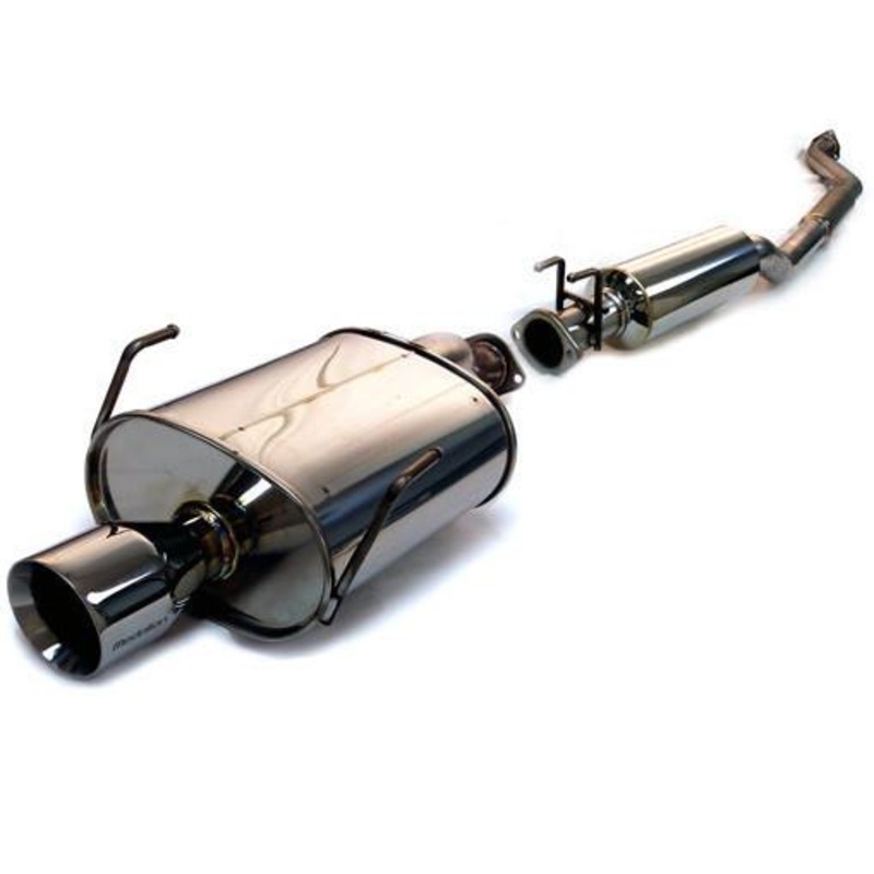 2002-2005 Honda Civic Hatchback Medallion Touring Catback Exhaust by Revel VLS (T70049)