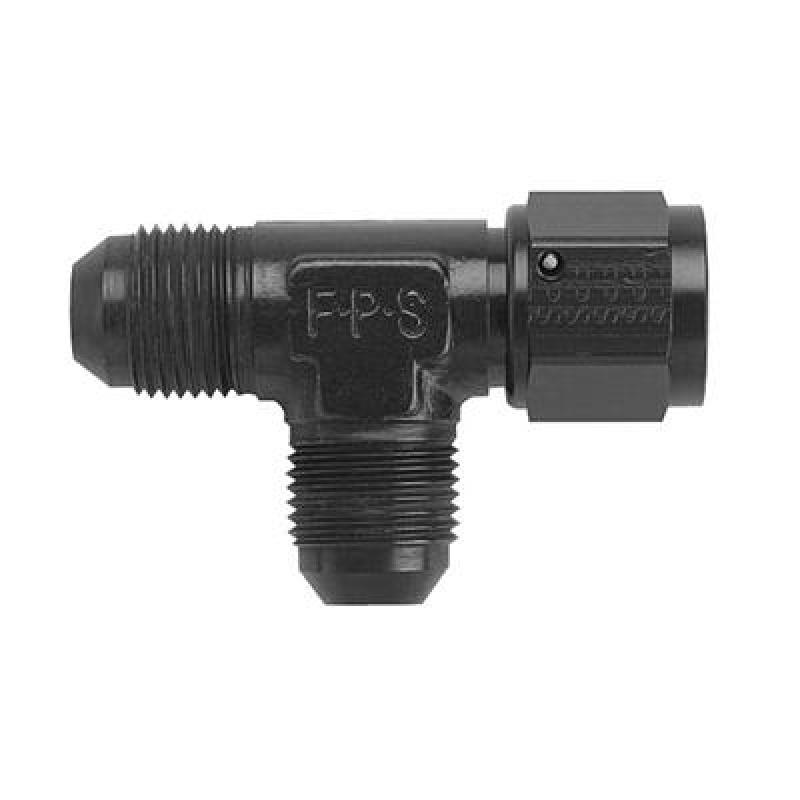 Fragola -12AN T Female Swivel On Run – Black