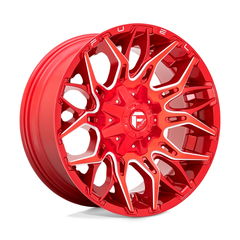 Fuel Wheels D771 Twitch 22″ 8×165.1 Candy Red Milled