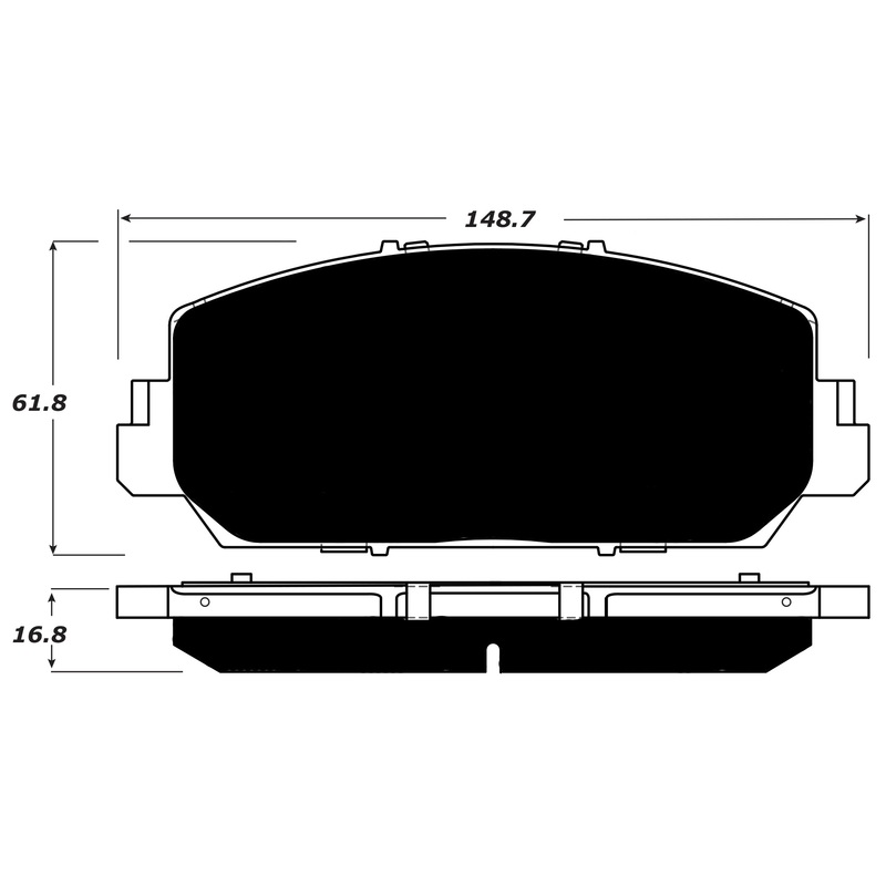 Porterfield Brake Pads for 2014 ACURA RLX