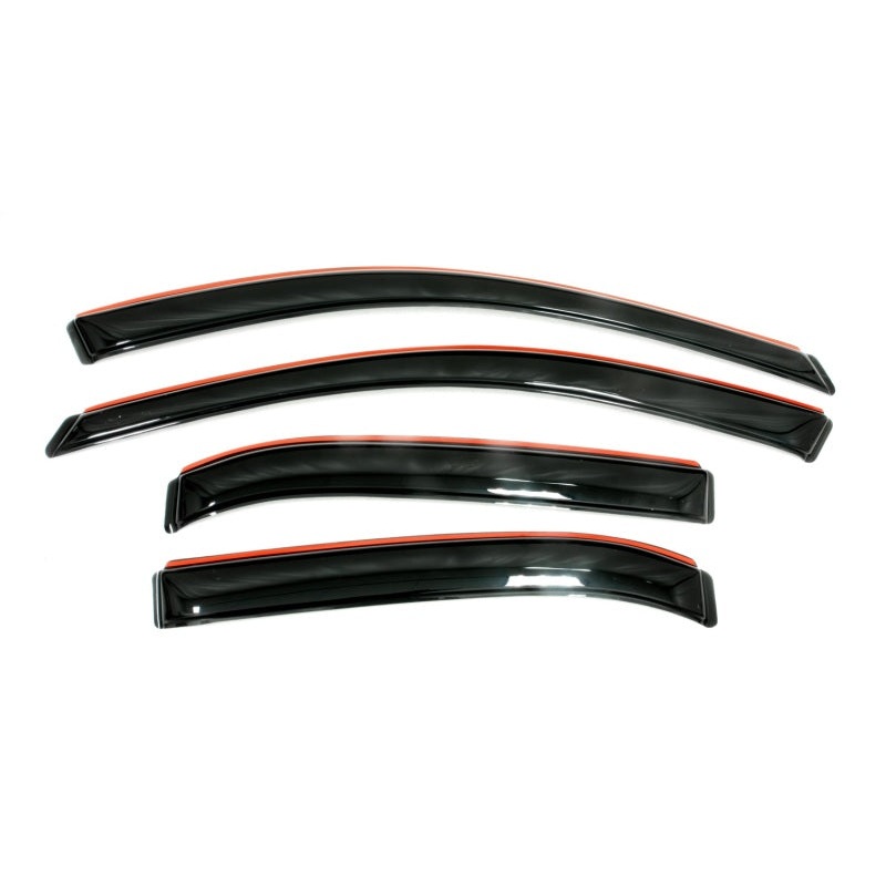 AVS 08-13 Toyota Highlander Ventvisor In-Channel Front & Rear Window Deflectors 4pc – Smoke