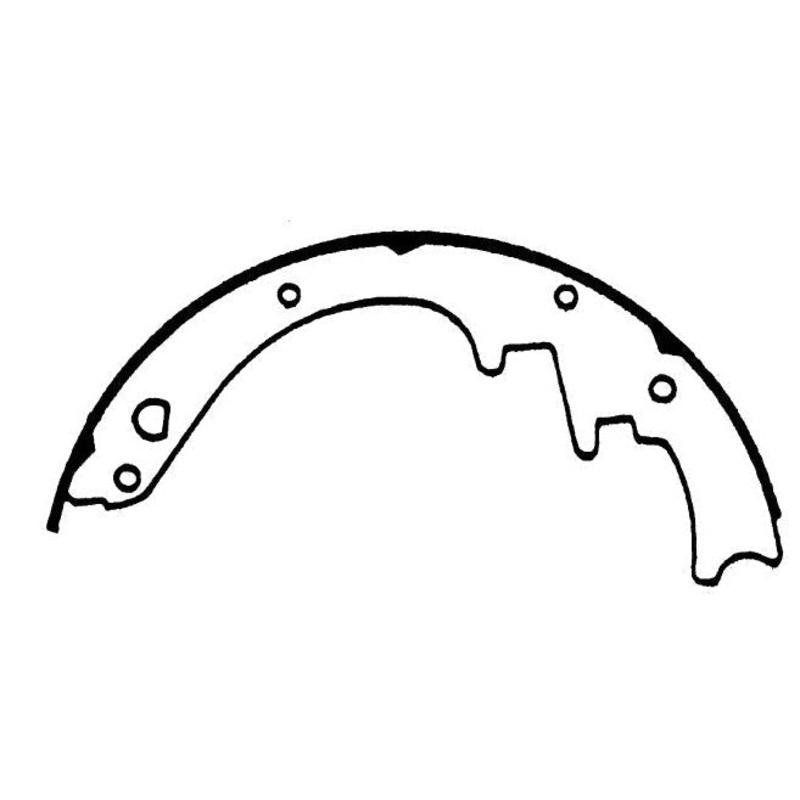 Porterfield Brake Shoes for 1971 FORD MUSTANG V8 w/Front Discs exc. 302 2 Barrel