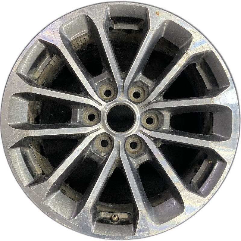 18″ FORD F150 PICKUP 18-20 18×7.5 aluminum 12 spoke 6 split spoke machined machined spoke face Original OEM Wheel Rim