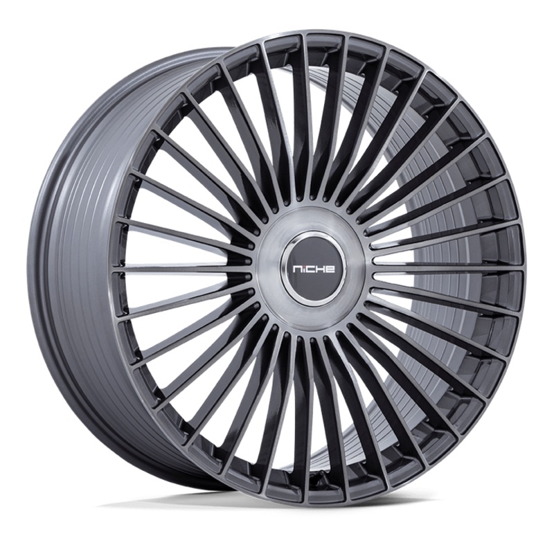 20×10.5 Niche NC282 Serene Gloss Titanium Brushed