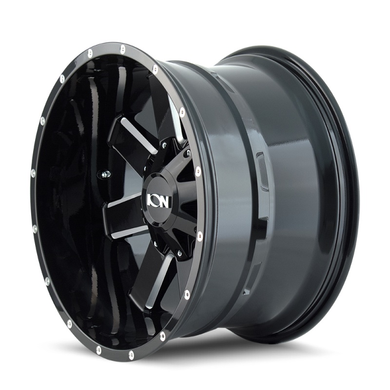 ION Type 141 18×9 / 6×135 BP / 0mm Offset / 106mm Hub Gloss Black Milled Wheel
