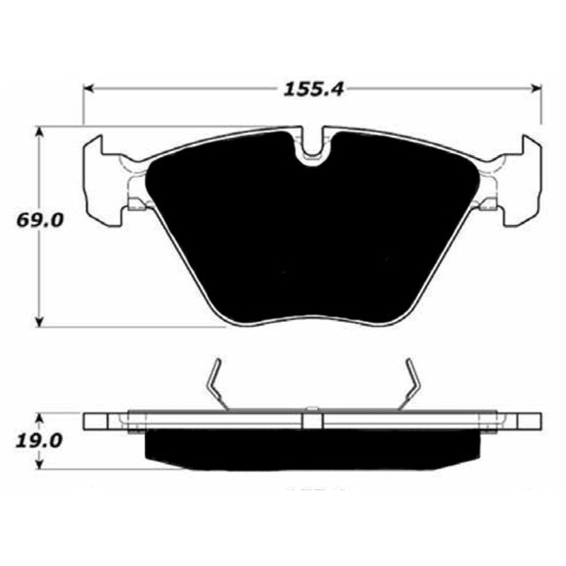 Porterfield Brake Pads for 2009 BMW 335 Series