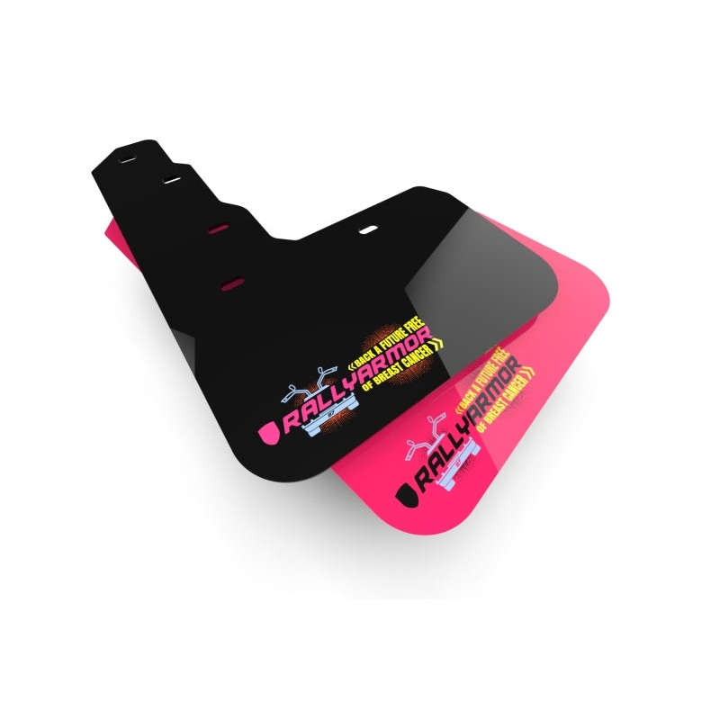Rally Armor 10-14 Subaru Outback Pink Mud Flap BCE Logo