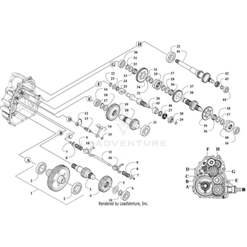 Idler Shaft – 29T by Arctic Cat