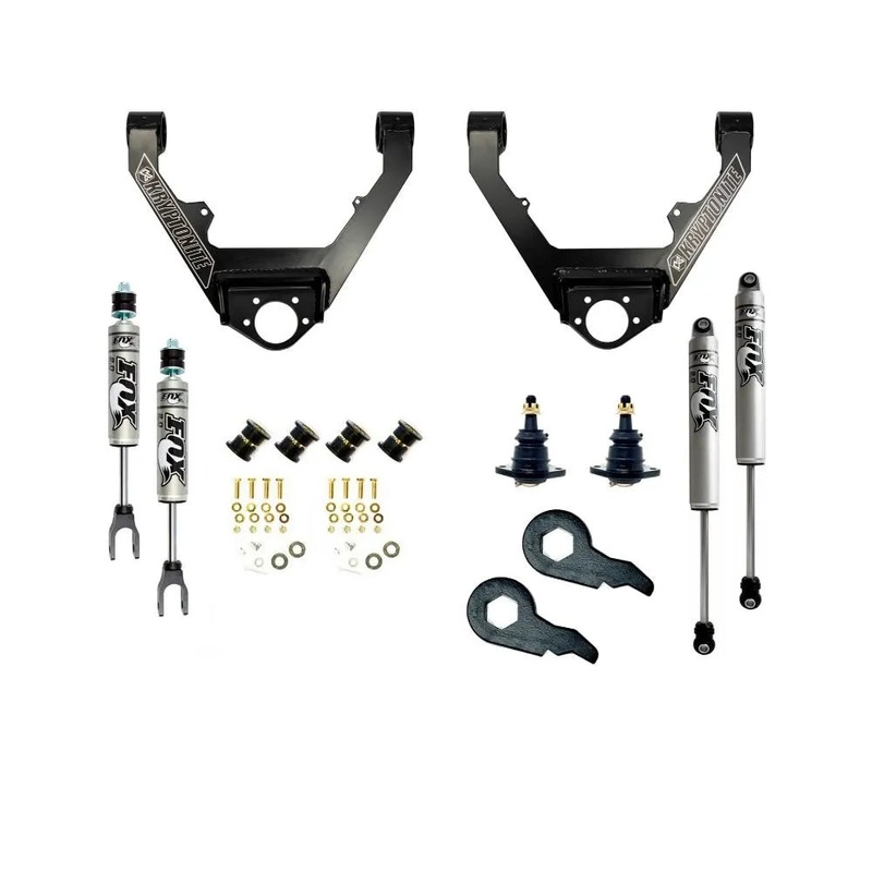 Kryptonite Stage 3 Leveling Kit w/ 1/2 Ton 6 Lug Fox Shocks |  KR99STAGE3FOX