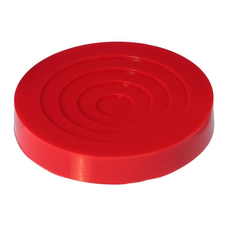Prothane Universal Jack Pad 5in Diameter Model – Red