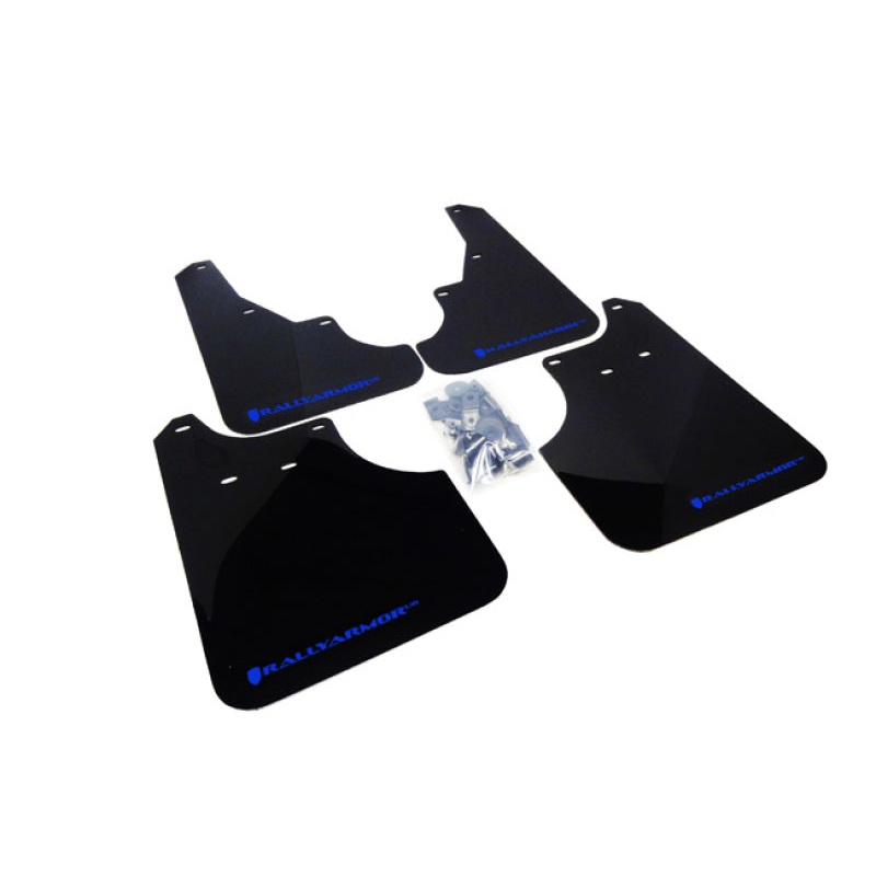 Rally Armor 09-13 Subaru Forester Black UR Mud Flap w/ Blue Logo