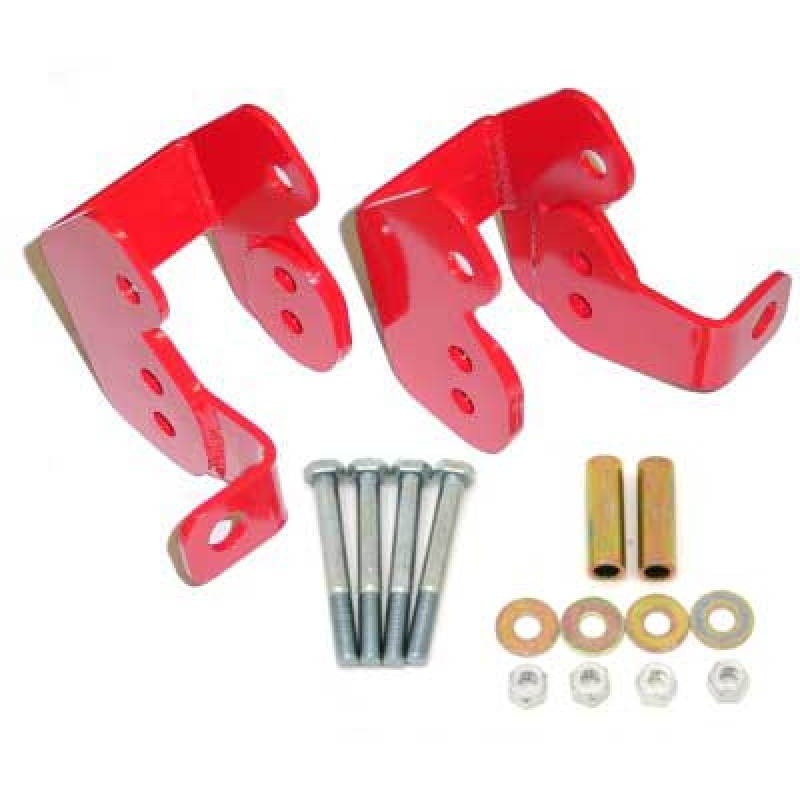 BMR 82-02 3rd Gen F-Body Bolt-On Control Arm Relocation Brackets – Red