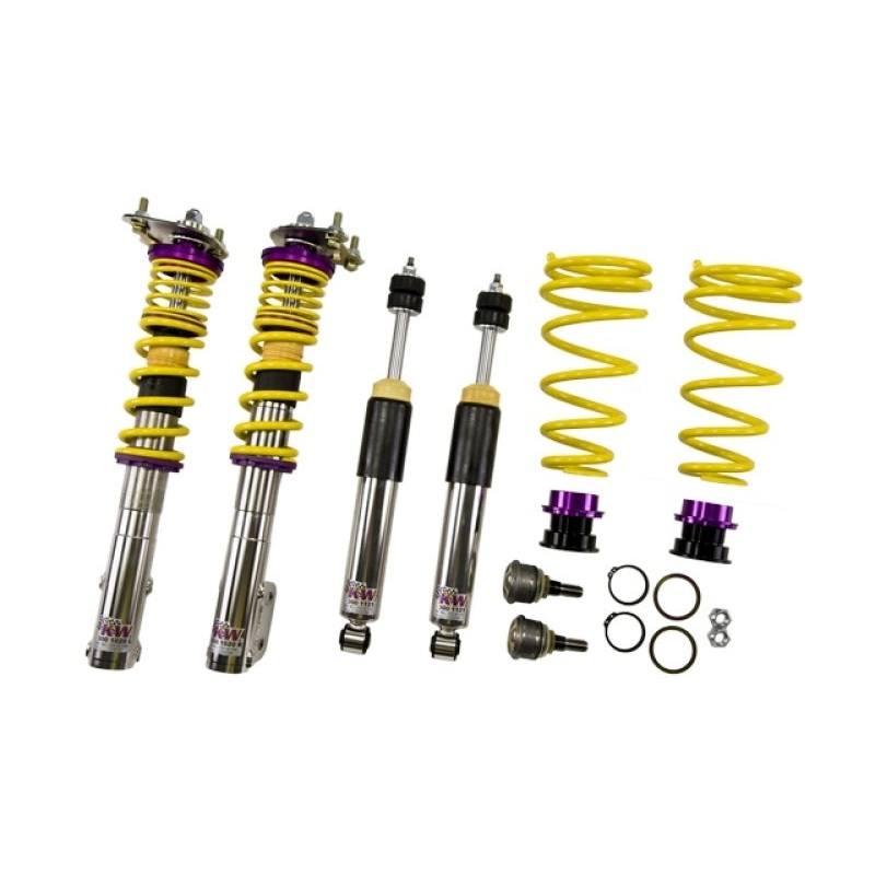 KW Coilover Kit V1 Ford Mustang incl. GT and Cobra; front and rear coilovers