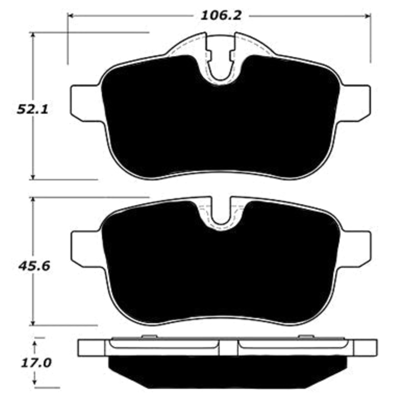 Porterfield Brake Pads for 2009 BMW Z4 35i