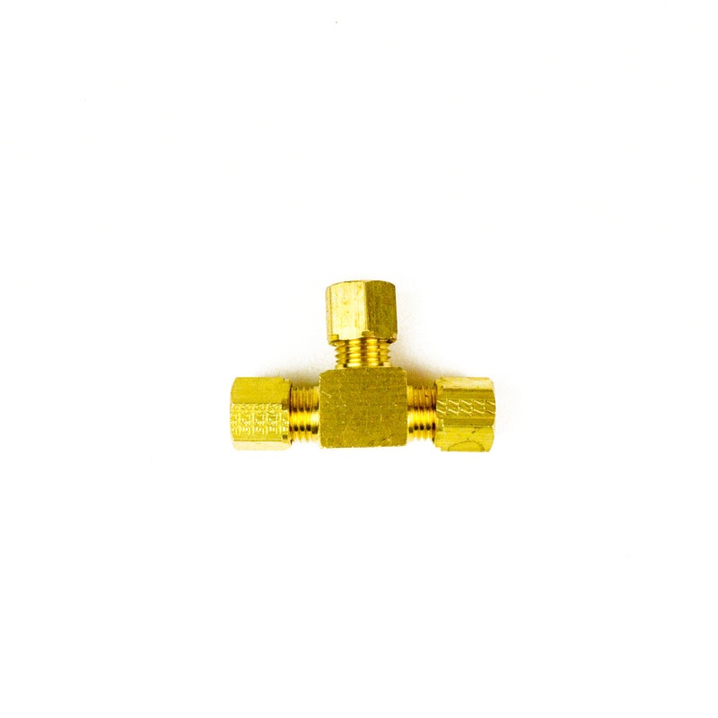 1/8in NPT Three Way Compression T Fitting