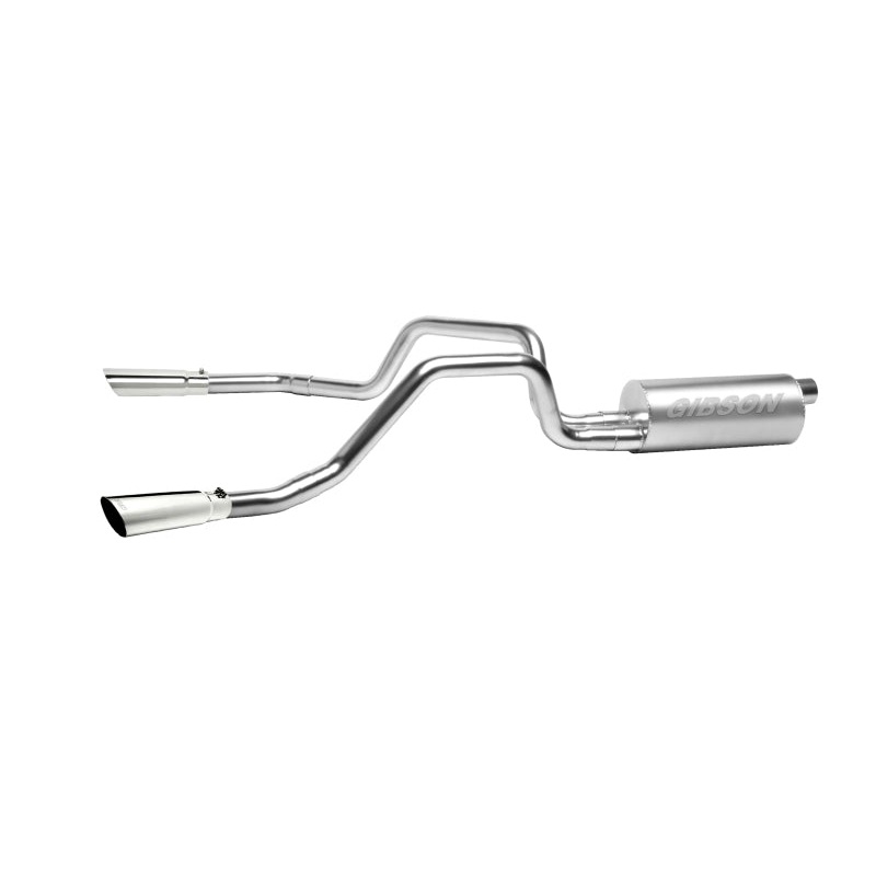 Gibson 11-13 Ford F-150 FX2 3.5L 2.5in Cat-Back Dual Split Exhaust – Stainless