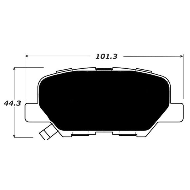 Porterfield Brake Pads for 2014 MITSUBISHI Outlander V6