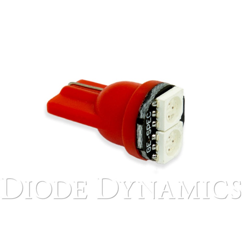 194 LED Bulb SMD2 LED Red Single Diode Dynamics