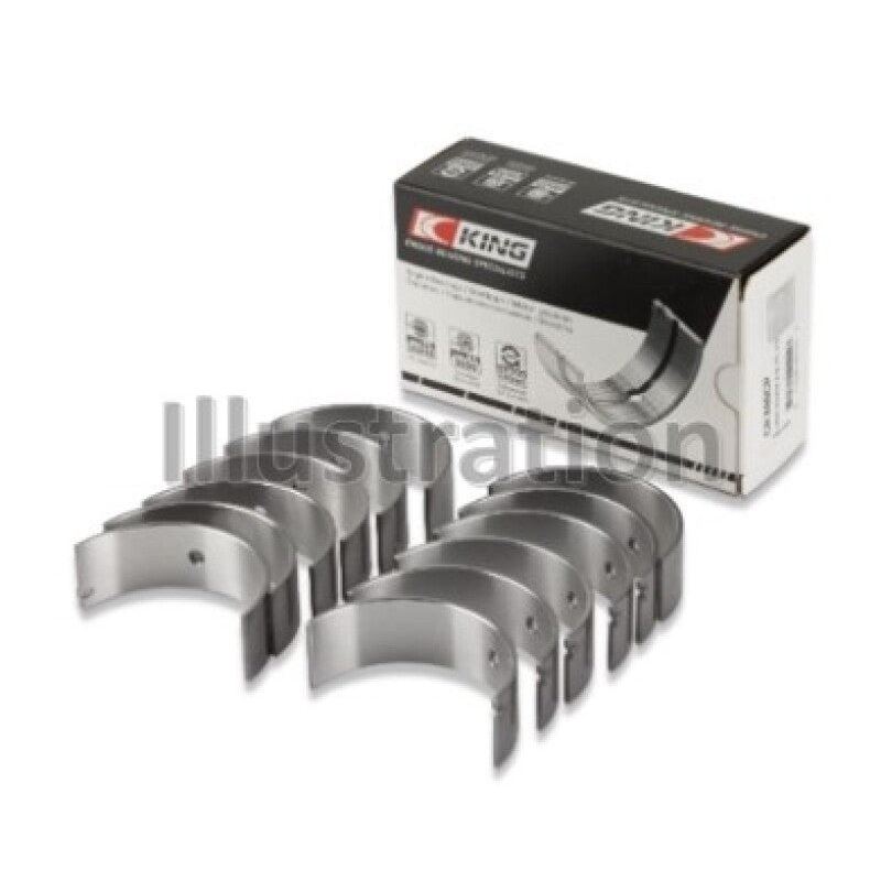 King Mitsubishi 181CI 3.0L 6G72 V6/152CI 2.5L 6G73 V6 Rod Bearing Set – Size STD