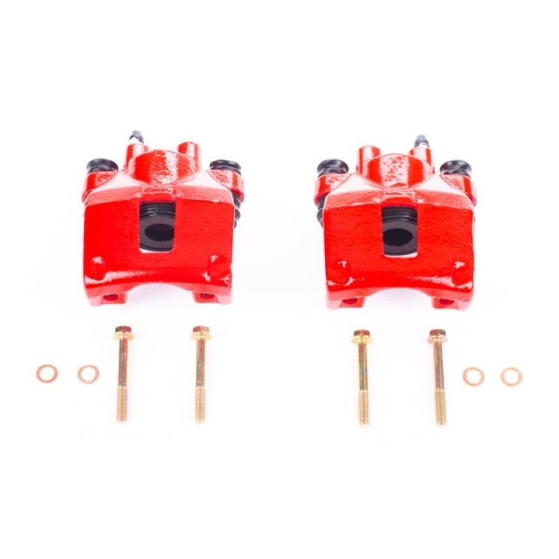 Power Stop 95-98 Jeep Grand Cherokee Rear Red Calipers w/o Brackets – Pair