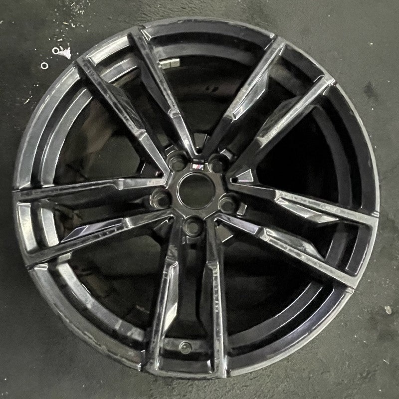 19″ BMW Z4 19 19×10 5 spoke V spoke dimple inside spoke w/o machined face Original OEM Wheel Rim