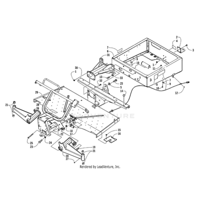 A-Arm – Left (Inc. Two No. 21) by Arctic Cat