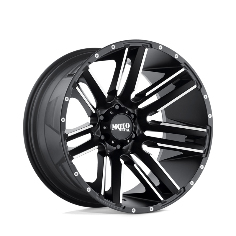 Moto Metal Wheels MO978 Razor 20″ 6×139.7 Satin Black Machined