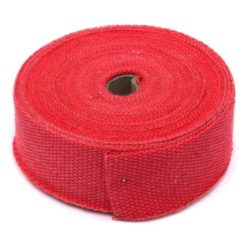 Torque Solution Fiberglass Exhaust Wrap Universal 2inx25ft – Red