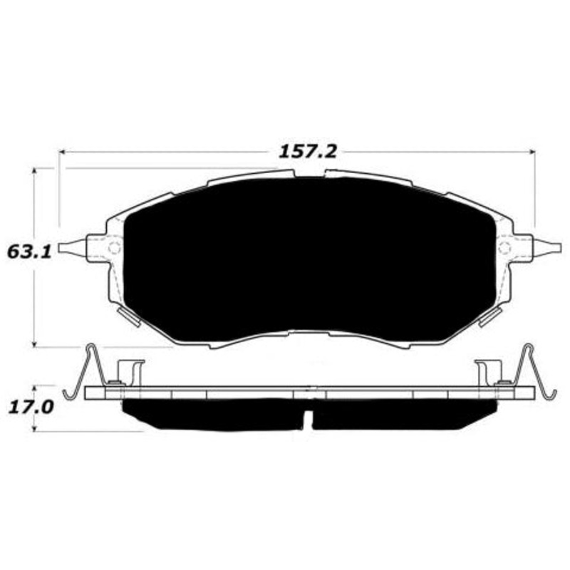 Porterfield Brake Pads for 2013 SUBARU LEGACY OUTBACK/WAGON 3.6R